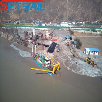 36000.000kg Pacote Peso Bruto Dredger com bomba de sucção hidráulica para projeto de dragagem