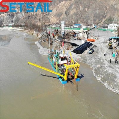 36000.000kg Pacote Peso Bruto Dredger com bomba de sucção hidráulica para projeto de dragagem