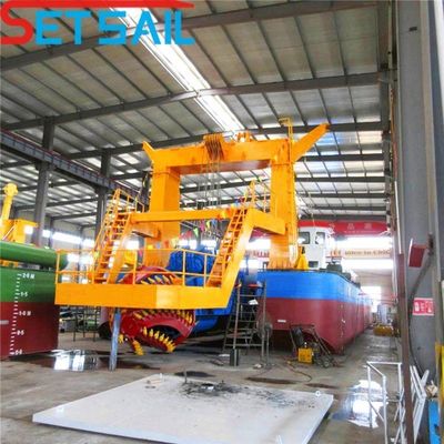 Serviço pós-venda Lifeong Advanced Cutter Suction Sand Dredger Profundidade total 1,5m-5m