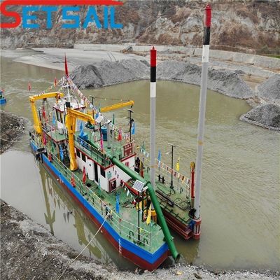 Rio lama cascalho sucção bomba de areia barco dragagem com Lifeong serviço pós-venda