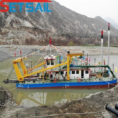 Rio lama cascalho sucção bomba de areia barco dragagem com Lifeong serviço pós-venda