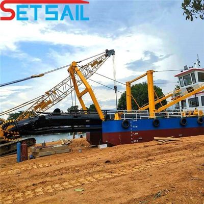CTS Portable River Sand Cutter Suction Pump Dredger com 100m3-20000m3 de fluxo de água