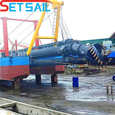 CTS Portable River Sand Cutter Suction Pump Dredger com 100m3-20000m3 de fluxo de água
