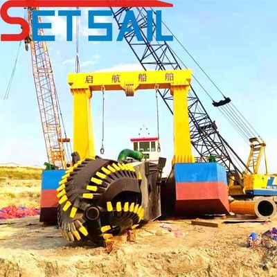 5-6 Peças Conjunto Velo Mute Cutter Sucção Dredger hidráulico para dragagem suave e silenciosa