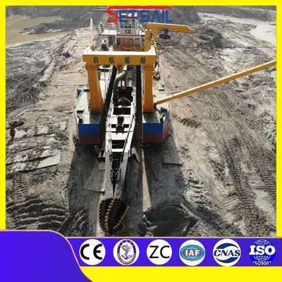 D-1 Rexroth Parker Hydraulic Cutter Suction Dredger na cidade de Qingzhou, província de Shandong