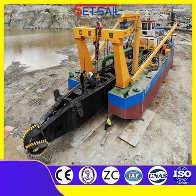 D-1 Rexroth Parker Hydraulic Cutter Suction Dredger na cidade de Qingzhou, província de Shandong