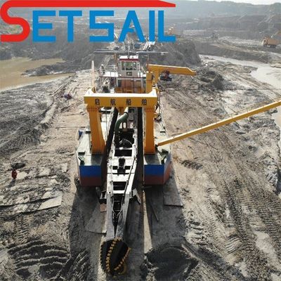 Customização Sete de diesel silencioso vela CCS cortador de sucção embarcação hidráulica dragagem pedido