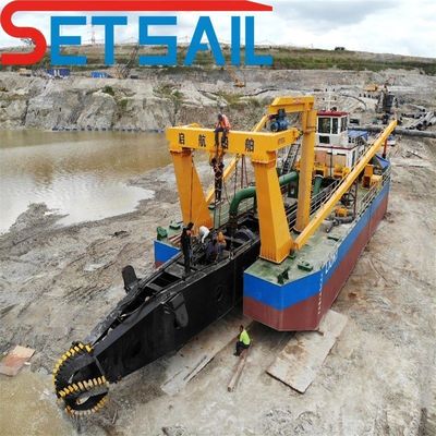 Customização Sete de diesel silencioso vela CCS cortador de sucção embarcação hidráulica dragagem pedido