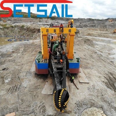 Customização Sete de diesel silencioso vela CCS cortador de sucção embarcação hidráulica dragagem pedido