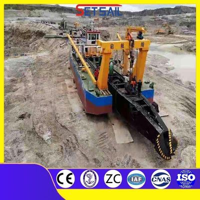 US Customized CCS Cutter Suction Sand Hydraulic Dredger para serviço pós-venda ao longo da vida