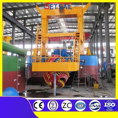 US Customized CCS Cutter Suction Sand Hydraulic Dredger para serviço pós-venda ao longo da vida
