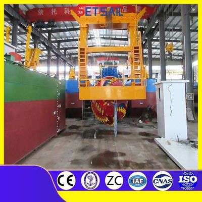 US Customized CCS Cutter Suction Sand Hydraulic Dredger para serviço pós-venda ao longo da vida
