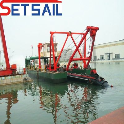 QHCSD-385 Dredger de sucção de corte de 22 polegadas com metro de profundidade e distância de descarga de 1500 m
