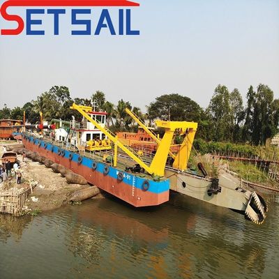 Dredger de sucção multifunção de 22 polegadas para dragagem de areia motor a diesel moeda dos EUA