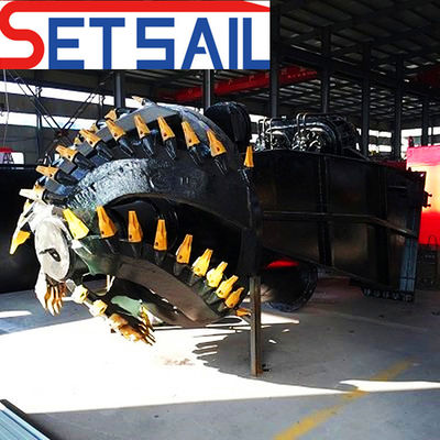 Dredger de sucção de corte de 22 polegadas para solicitação personalizada de personalização 15m profundidade de dragagem