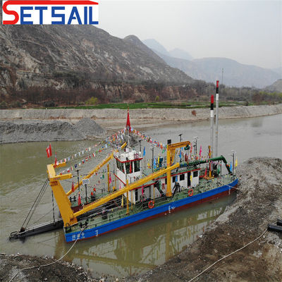 CTN Slot Tipo personalizado 22 polegadas de cortador de sucção Dredger de areia do rio para estrutura de caixa de lago