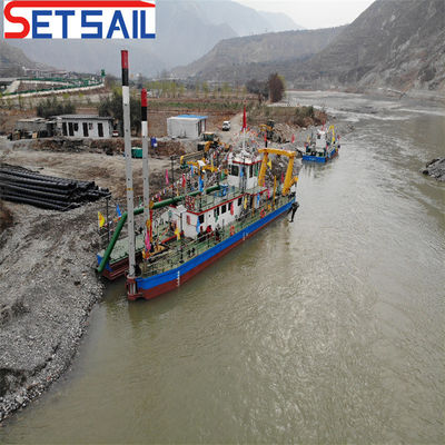 CTN Slot Tipo personalizado 22 polegadas de cortador de sucção Dredger de areia do rio para estrutura de caixa de lago