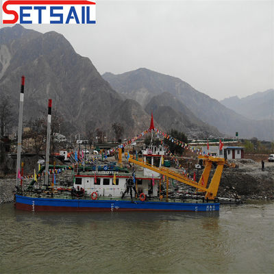 CTN Slot Tipo personalizado 22 polegadas de cortador de sucção Dredger de areia do rio para estrutura de caixa de lago