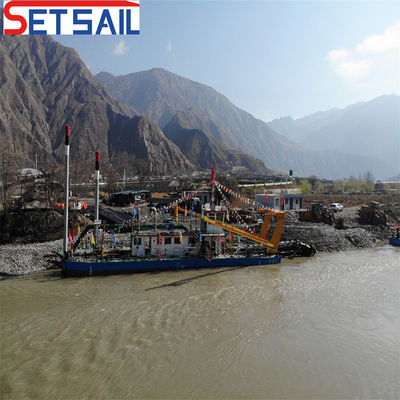 CTN Slot Tipo personalizado 22 polegadas de cortador de sucção Dredger de areia do rio para estrutura de caixa de lago