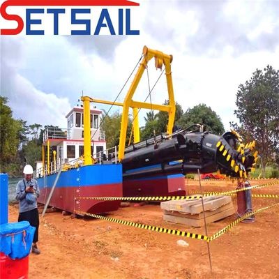 Dredger de sucção de 20 polegadas com bomba subaquática de alta capacidade 750-1000 metros cúbicos