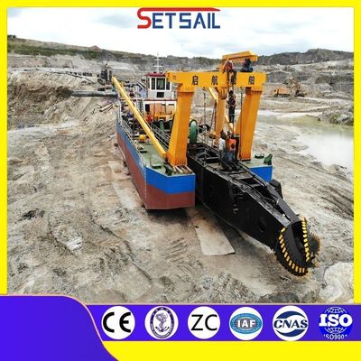 Dredger de sucção de motor a diesel personalizado