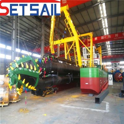 Poderosa draga de sucção de 20 polegadas com sondador de profundidade e motor principal Cumins 1335kw