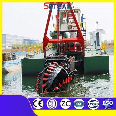 Dentes de cortador Quantidade 40-60 peças Motor diesel Equipamento hidráulico de mineração de areia Dredger