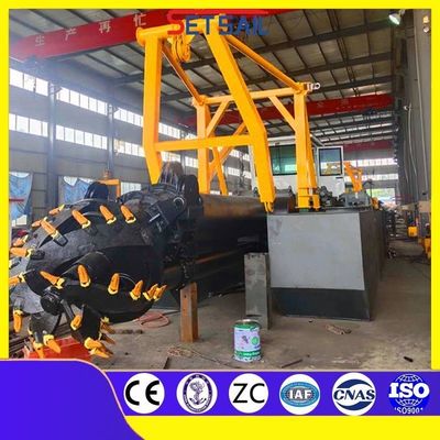 Dentes de cortador Quantidade 40-60 peças Motor diesel Equipamento hidráulico de mineração de areia Dredger