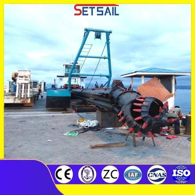 Dentes de cortador Quantidade 40-60 peças Motor diesel Equipamento hidráulico de mineração de areia Dredger