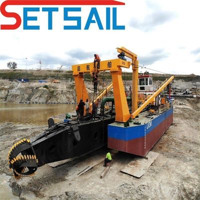 Comprimento 16-65m Hydrocyclone Set Sail Mute Dredger com tipo de ciclone e operação mut
