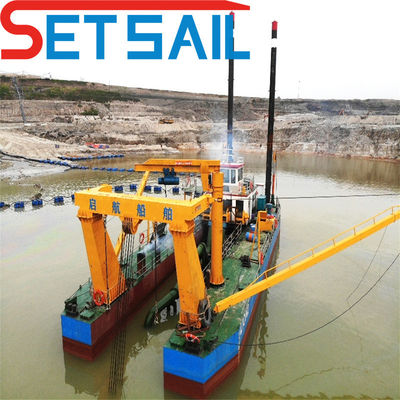 Comprimento 16-65m Hydrocyclone Set Sail Mute Dredger com tipo de ciclone e operação mut