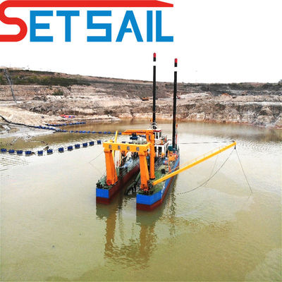 Comprimento 16-65m Hydrocyclone Set Sail Mute Dredger com tipo de ciclone e operação mut