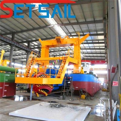 Dredger de areia de sucção com cabeça de 54 m e tipo de ranhura CTS