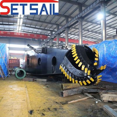 20 Inch Cutter Suction Sea Sand Dredger com energia diesel Serviço pós-venda ao longo da vida