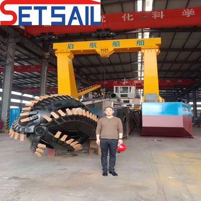 20 Inch Cutter Suction River Sand Dredger com avançada e poderosa bomba hidráulica