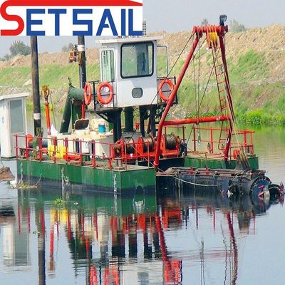 Dredger de areia de sucção de corte de 20 polegadas para areia da foz do mar Potência a diesel e tipo de ciclone