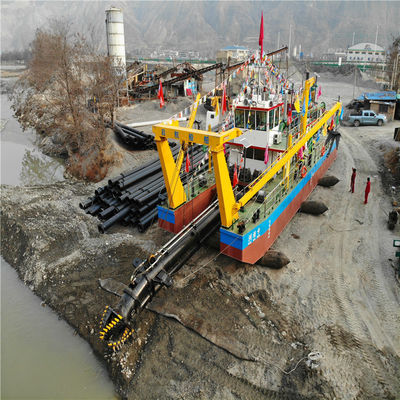 Dredger de sucção de corte de 20 polegadas com capacidade de 3500 m3/h e 1 peça min.