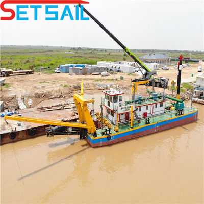 Hydraulic 20 Inch River Cutter Suction Dredger solicitação personalizada e placa lateral de 10 mm