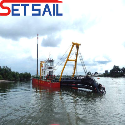 180000.000kg Pacote Peso Bruto Motor Diesel 18 polegadas cortador de sucção draga para areia