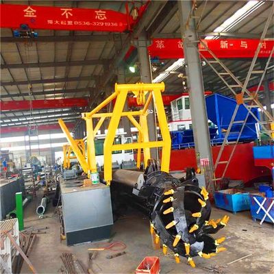 Controle do motor hidráulico 18 polegadas cortador sucção lama dragadora Cummins 260 kW para dragagem