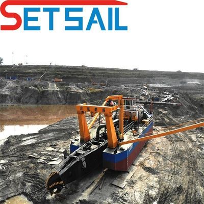 18 Inch Cutter Suction Dredger com capacidade de bomba de areia do rio e Cumins 1137 kW motor