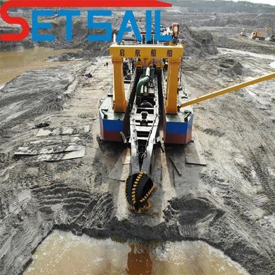 18 Inch Cutter Suction Dredger com capacidade de bomba de areia do rio e Cumins 1137 kW motor