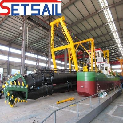 Dredger de sucção de corte de 39 m e 18 polegadas para navio de dragagem de areia no rio