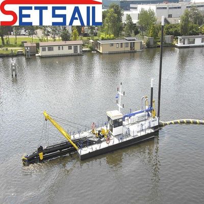 12 mm placa de aço fundo mineração de ouro hidráulica 18 polegadas dragagem de mineração de areia com bomba