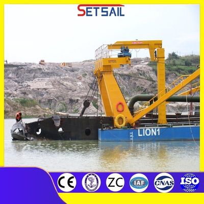 Hna cortador de sucção máquinas de mineração dragadora hidráulica 4-12m largura para as suas necessidades