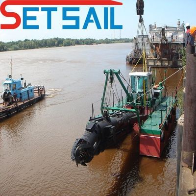 Rexroth e Parker cortador hidráulico de sucção de areia e dragagem de ouro com altura de 1,5 a 3,2 m