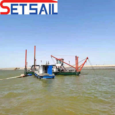 Dredger de sucção de 18 polegadas para dragagem Profundidade 2,25 metros Fluxo de água 3500 metros cúbicos