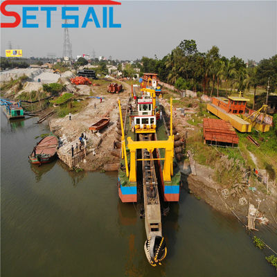 Dredger de sucção de 18 polegadas de controle hidráulico com tipo de ranhura CTN e capacidade de 700m3