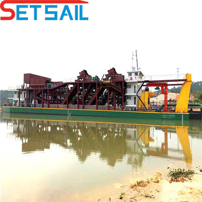Dredger de sucção de 18 polegadas de controle hidráulico com tipo de ranhura CTN e capacidade de 700m3