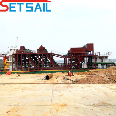 Dredger de sucção de 18 polegadas de controle hidráulico com tipo de ranhura CTN e capacidade de 700m3